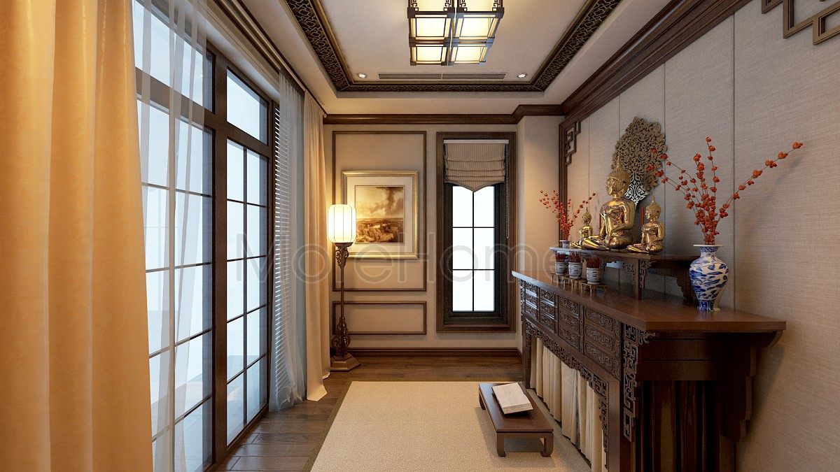 Bàn thờ Phật 2 tầng - Mẫu 011